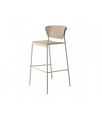 Lisa tecnopolymer bar stool